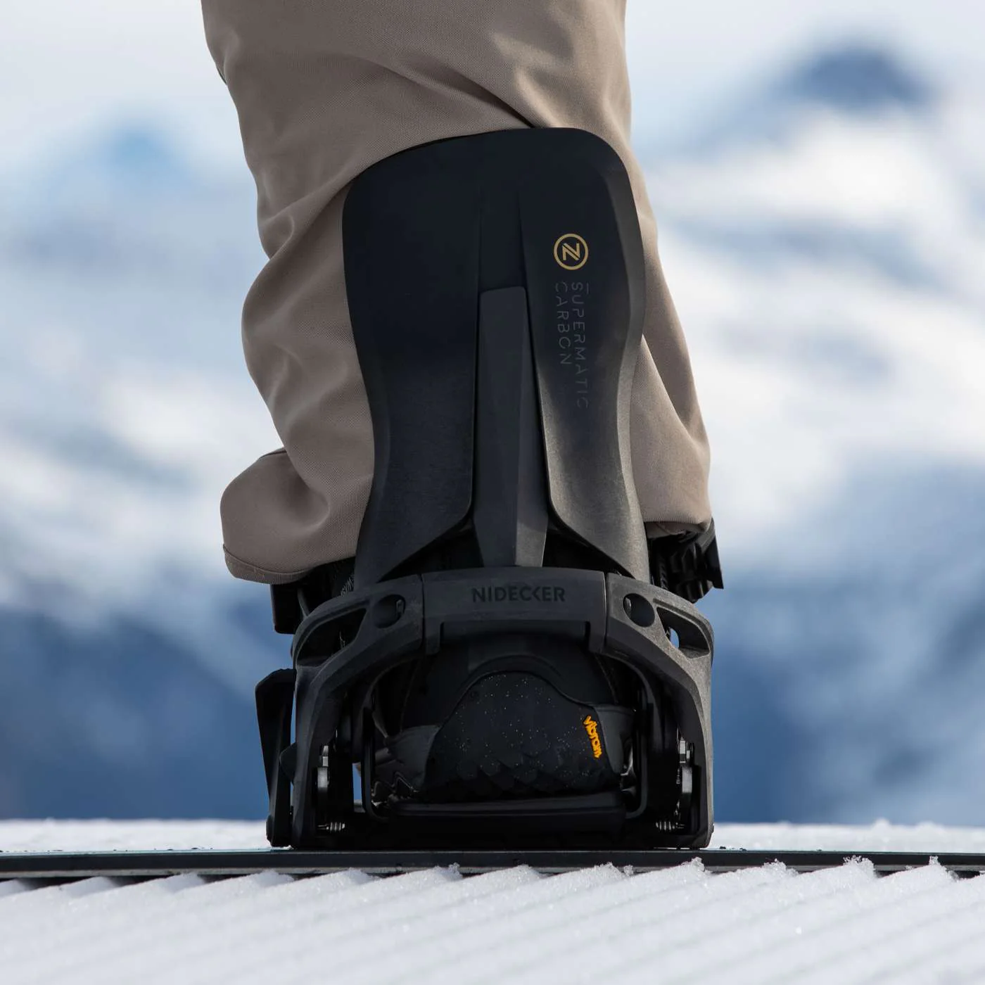 Legaturi Snowboard Nidecker Carbon Supermatic Black 25/26 [5]