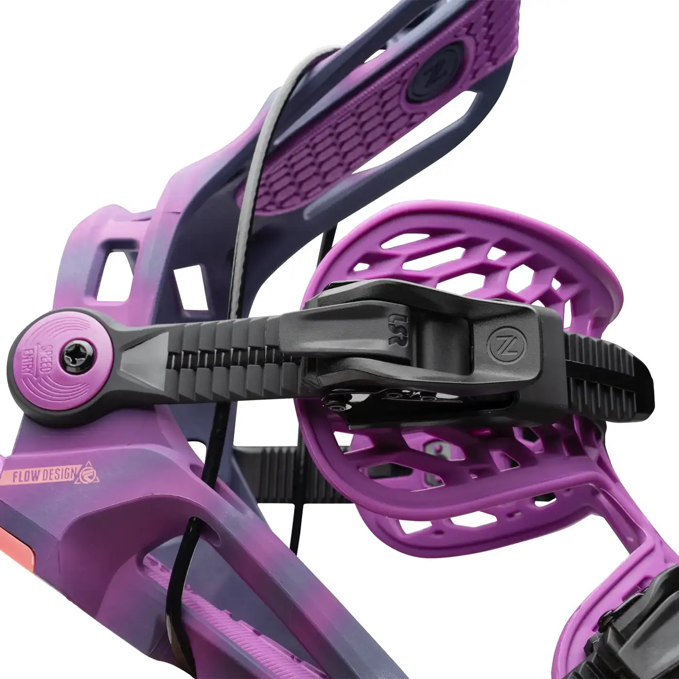 Nidecker Flow Fenix Nightshade Snowboard Bindings [3]
