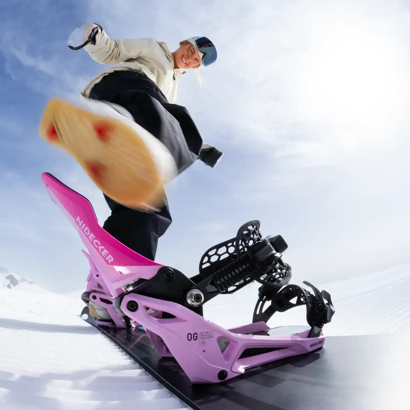 Nidecker OG Supermatic Milkshake Snowboard Bindings [5]