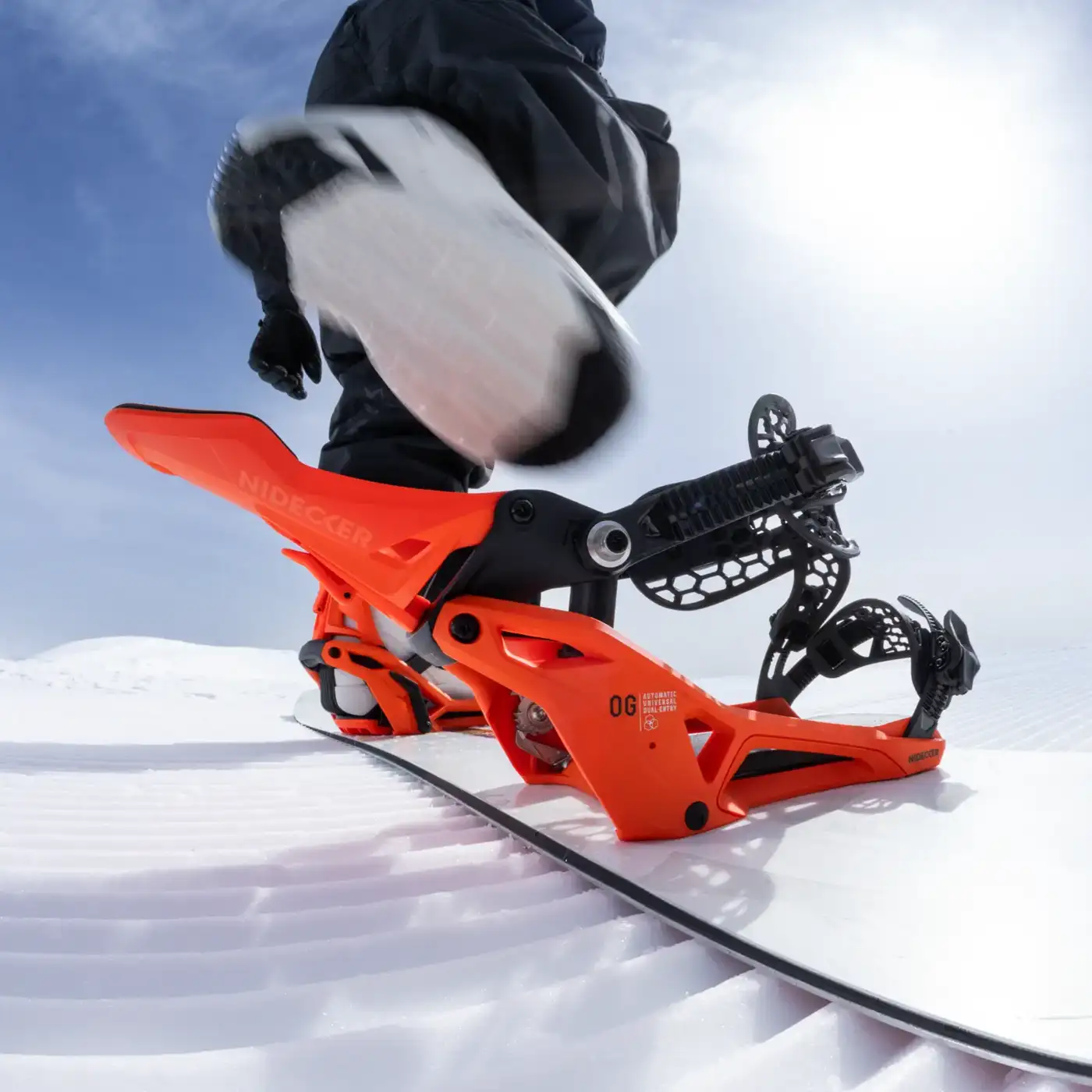Nidecker OG Supermatic Paprika Snowboard Bindings [4]