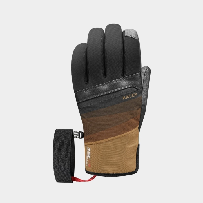 Manusi Schi Racer Majesty-S Black/Camel [2]