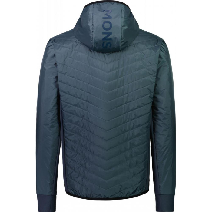 Mid Layer merino Mons Royale Arete Wool Insulation Hood Midnight / Slate [3]