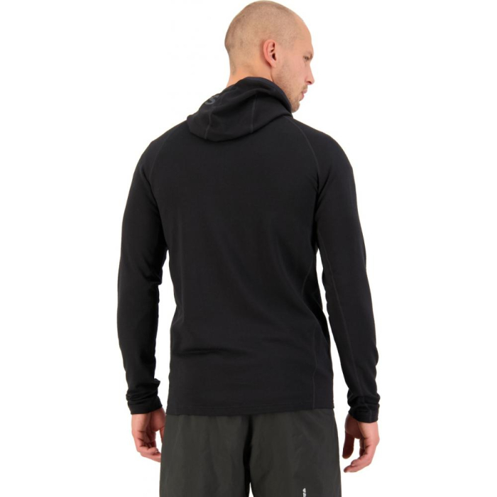 Midlayer merino M Traverse Full Zip Hood Black [4]