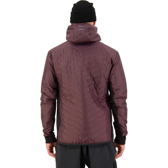 Geaca Merino Mons Royale M Arete Wool Insulation Hood Toffee Wine [7]