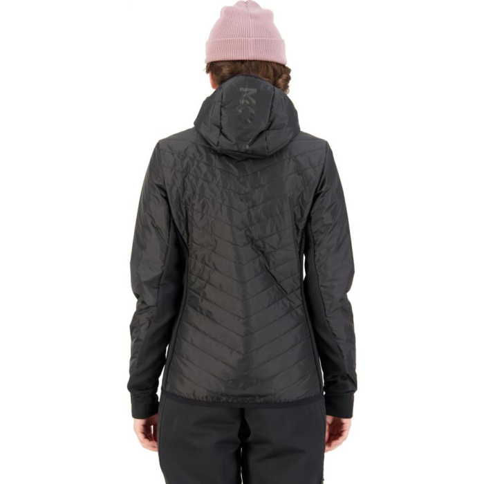 MidLayer merino Mons Royale W Neve Wool Insulation Hood Black [4]