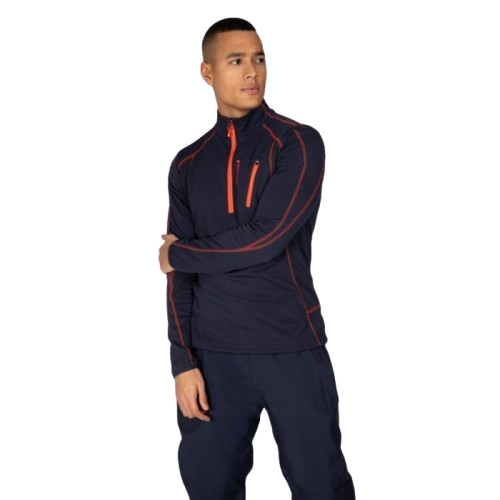 Midlayer Protest Humans 1/4 Zip Top Space Blue [3]