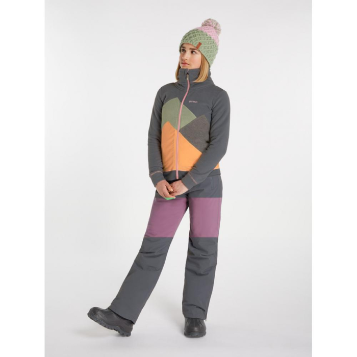 Midlayer Protest PRTANNELOT JR full zip top Manatee [3]