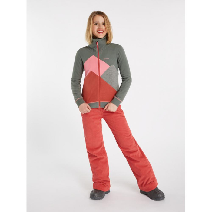 Midlayer Protest PRTANNELOT JR full zip top Mistygreen [3]