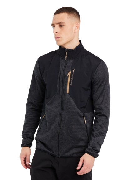 Midlayer Protest Prtcait Fullzip True Black [3]