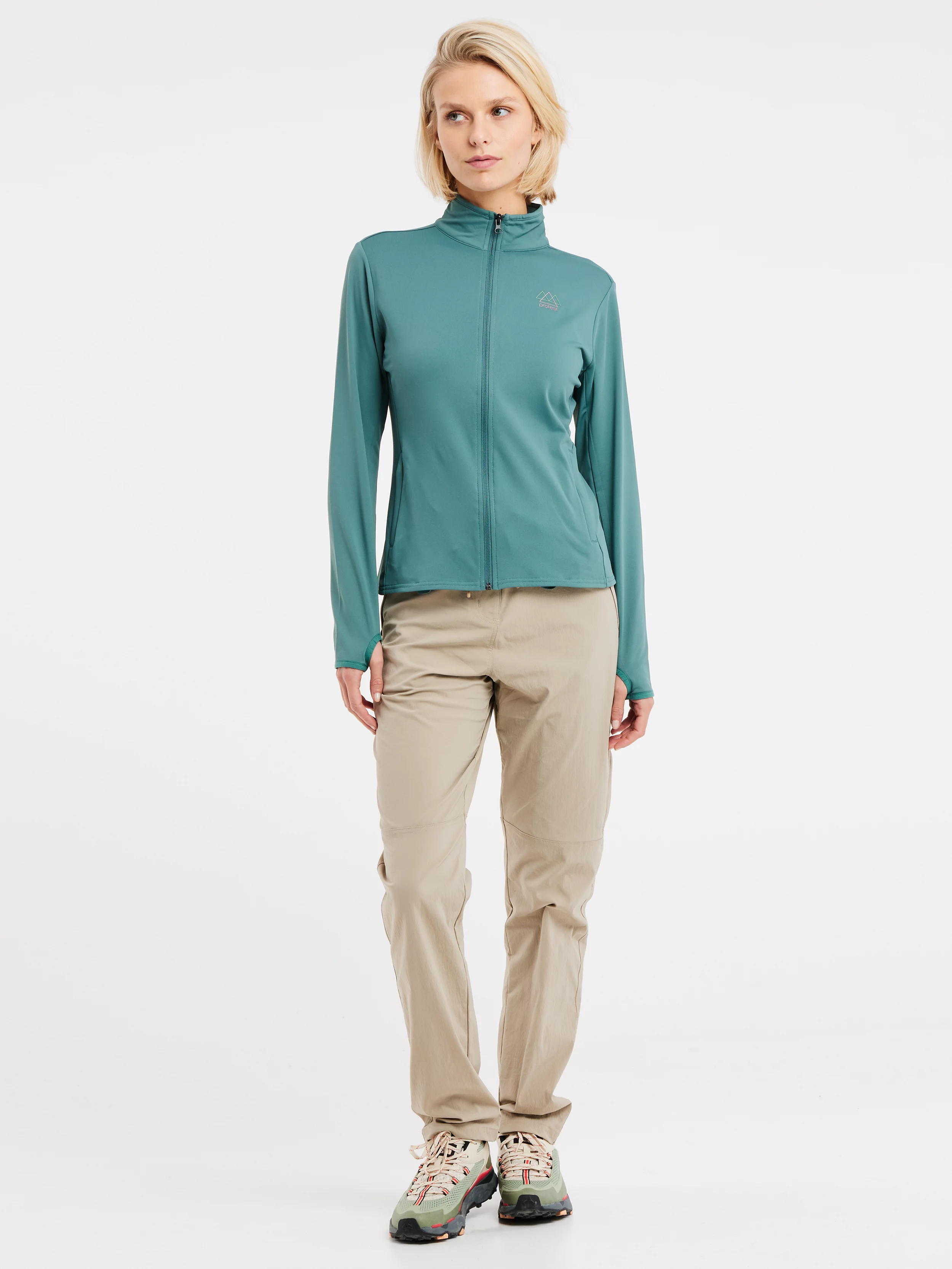 Midlayer Protest Prtpeepal FullZip Laurelgreen [3]