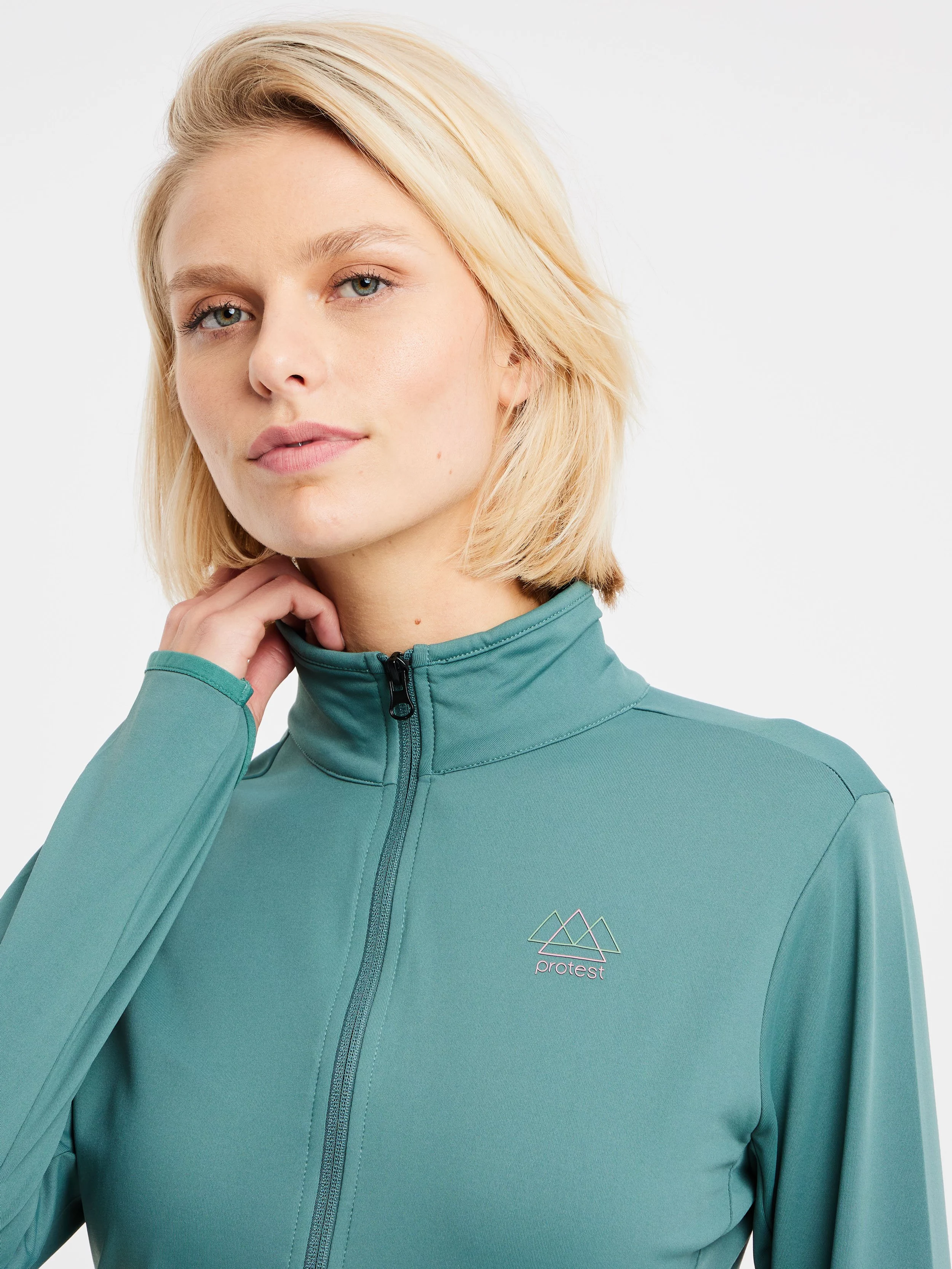 Midlayer Protest Prtpeepal FullZip Laurelgreen [5]