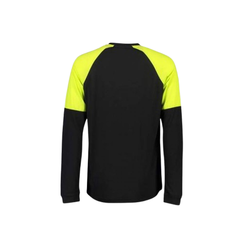 Tricou Merino Mons Royale Tarn Freeride LS Wind Jersey BK Lime [2]