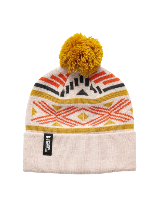 Caciula Mons Royale Pom Pom Oatmeal / Retro Red [1]