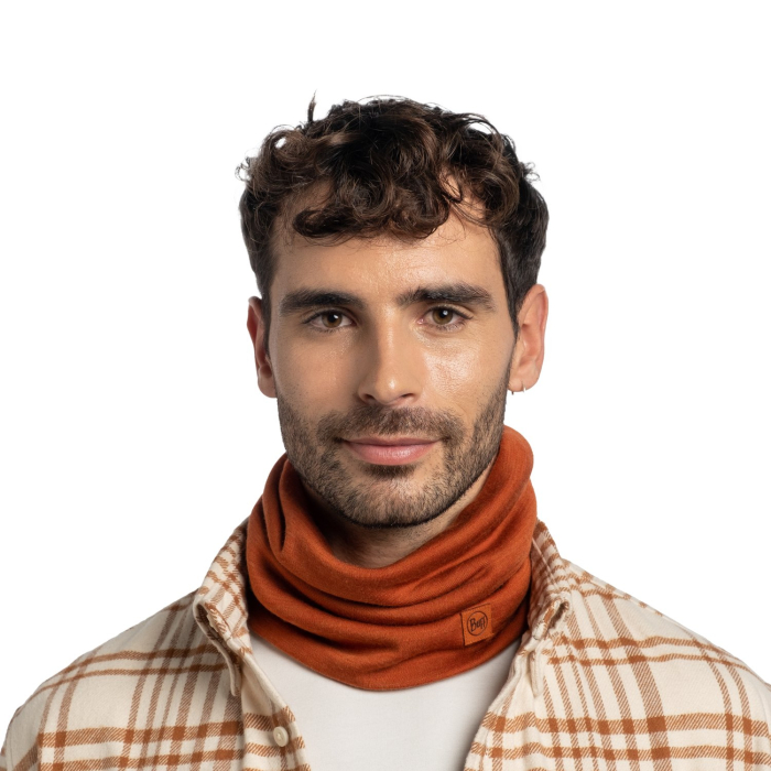 Neck Buff Adulti Merino Heavyweight Solid Cinnamon [3]
