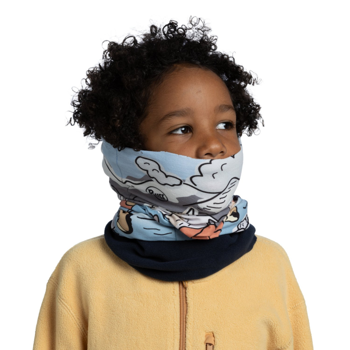 Neck Buff Junior Polar Teyt Blue [3]
