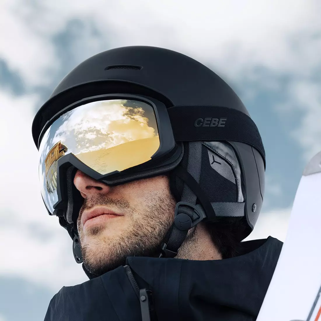 Ochelari Schi Cebe Ridge2 OTG Black Gold Flash Revo [5]