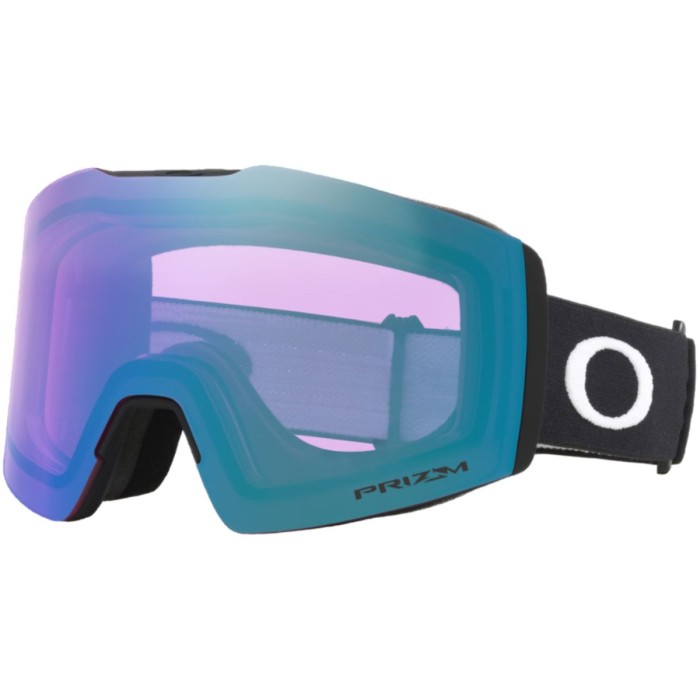 Ochelari Ski Oakley Fall Line M Matte Black Prizm Iced Iridium – ochelari cilindrici fara rama, cu tehnologie Ridgelock si lentile Prizm Snow Iced Iridium pentru vizibilitate maxima si confort pe partie. [1]