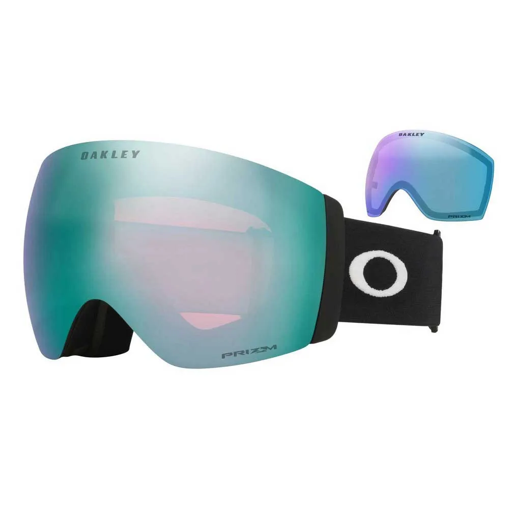 Ochelari Ski Oakley Flight Deck Pro L Black Prizm Sapphire + Prizm Iced [1]