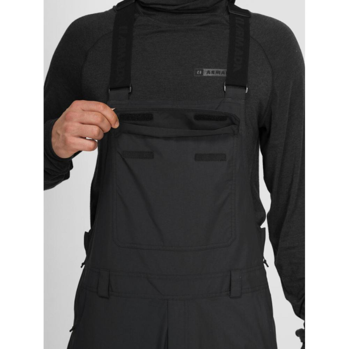 Pantaloni Armada Sumpter Bib Black [4]