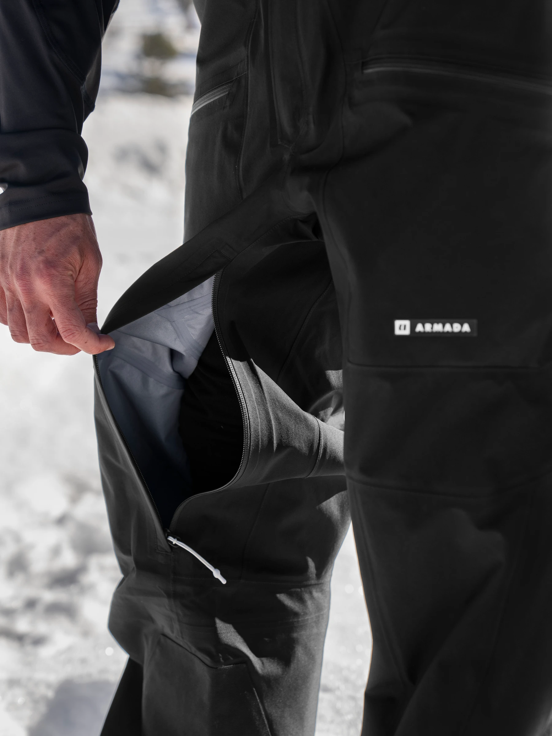 Pantaloni Bib Armada Barbati Coveted 3L Gore-Tex Black [9]