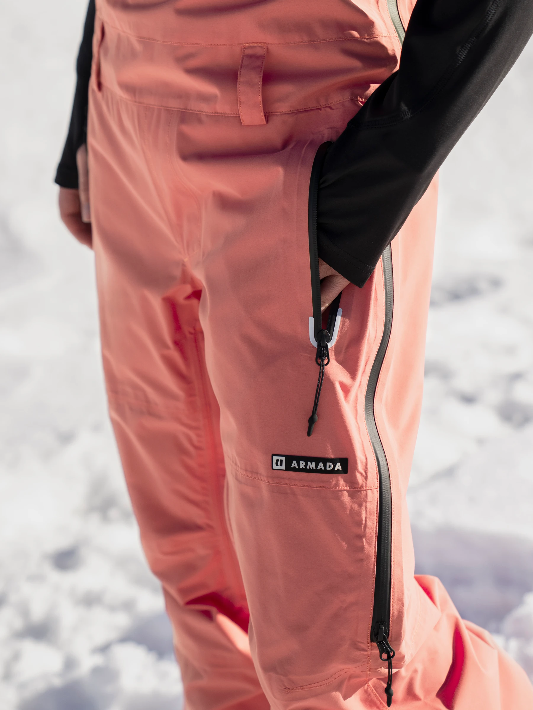 Pantaloni Bib Armada Barbati Pascore 2L Faded Rose 20K [3]