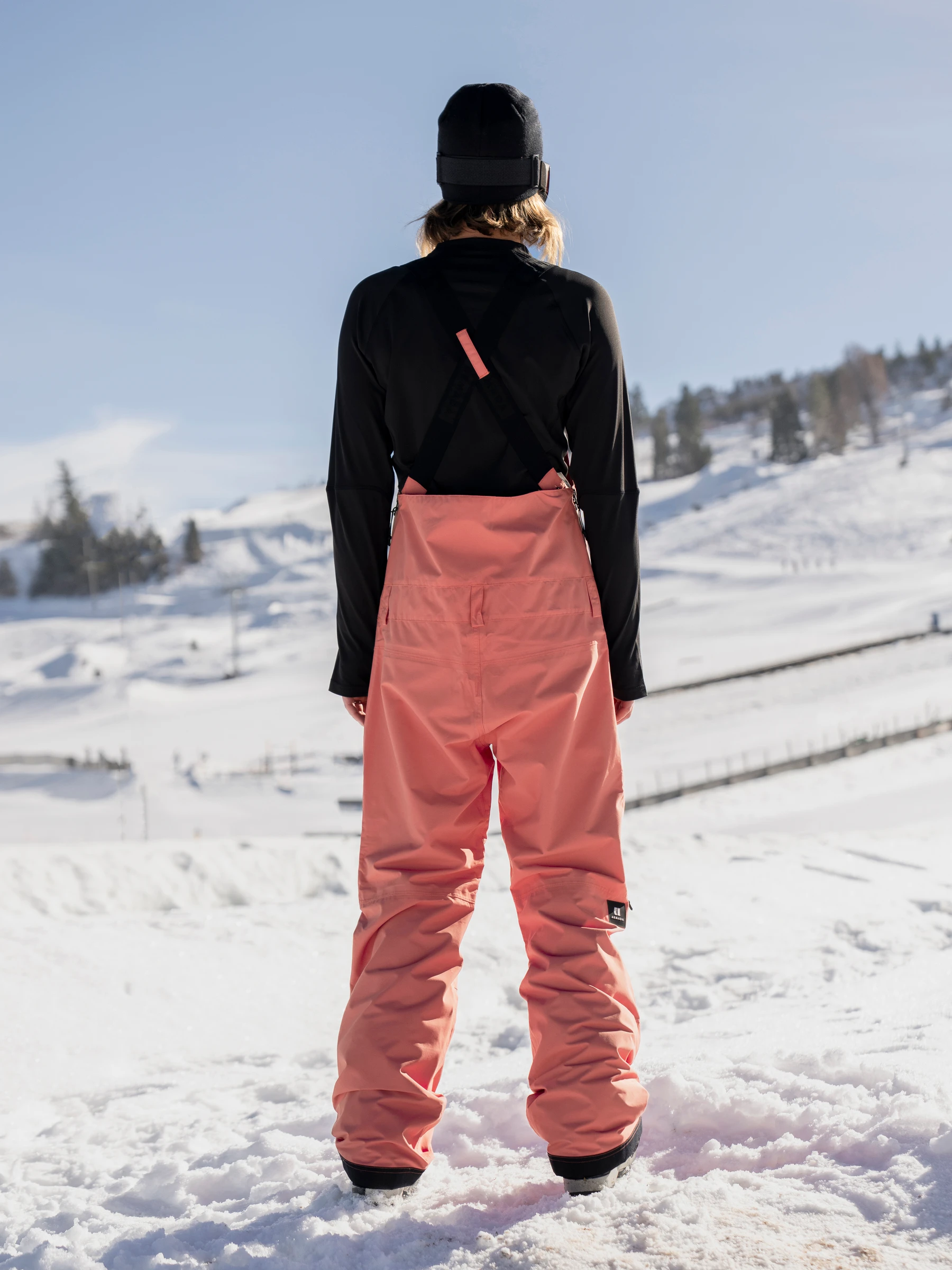 Pantaloni Bib Armada Barbati Pascore 2L Faded Rose 20K [9]