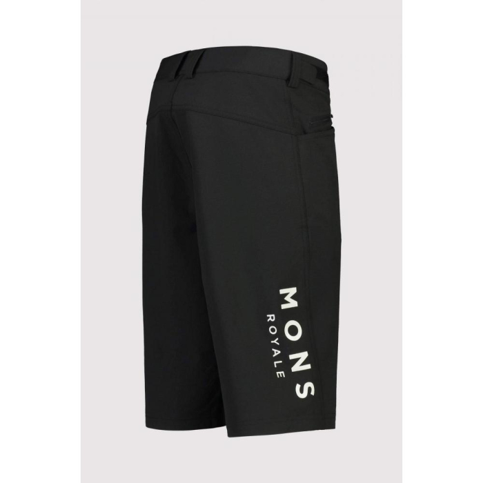 Pantaloni ciclism merino MONS ROYALE M MOMENTUM 2.0 BIKE BLACK [5]