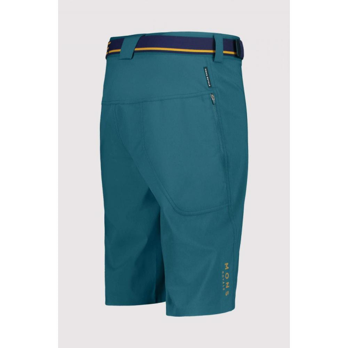 Pantaloni ciclism merino MONS ROYALE M VIRAGE BIKE DEEP TEAL [4]