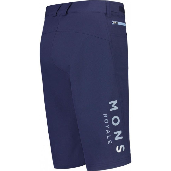 Pantaloni ciclism merino MONS ROYALE W MOMENTUM 2.0 BIKE NAVY [4]