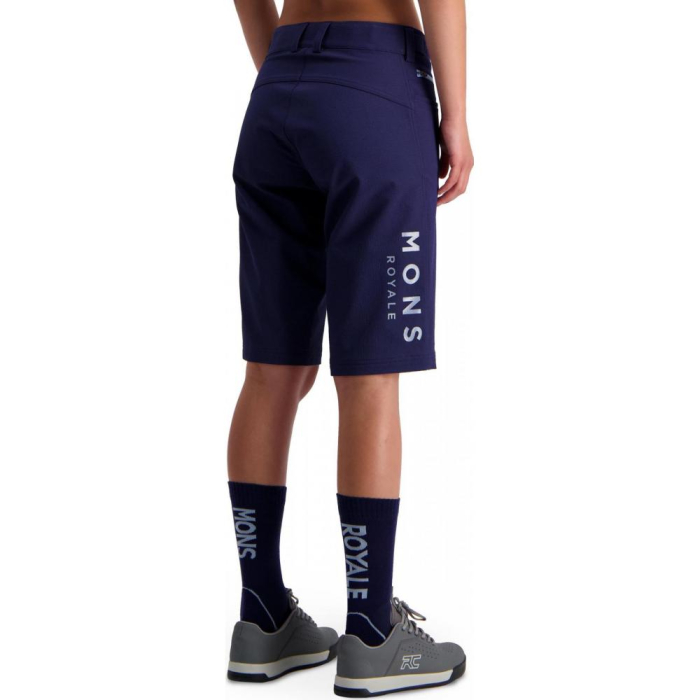 Pantaloni ciclism merino MONS ROYALE W MOMENTUM 2.0 BIKE NAVY [2]