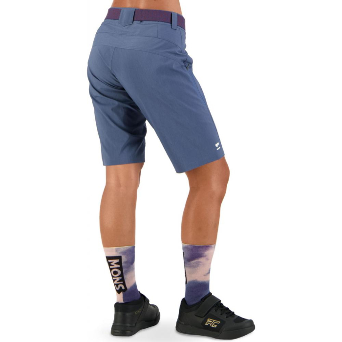 Pantaloni ciclism merino Mons Royale W Virage Bike Shorts Dark Denim [4]