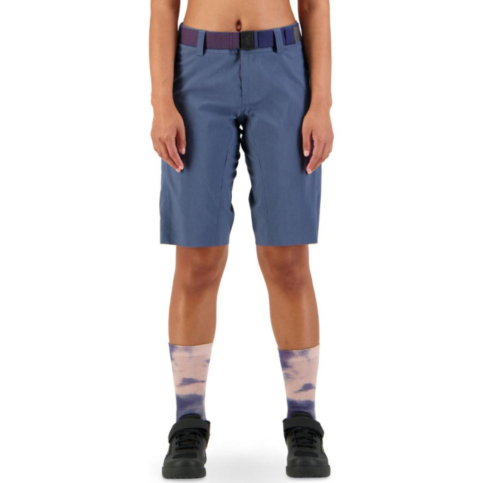 Pantaloni ciclism merino Mons Royale W Virage Bike Shorts Dark Denim [3]