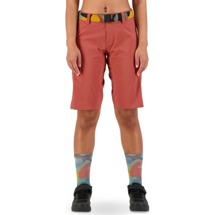 Pantaloni ciclism merino Mons Royale W Virage Bike Shorts Terracotta [4]