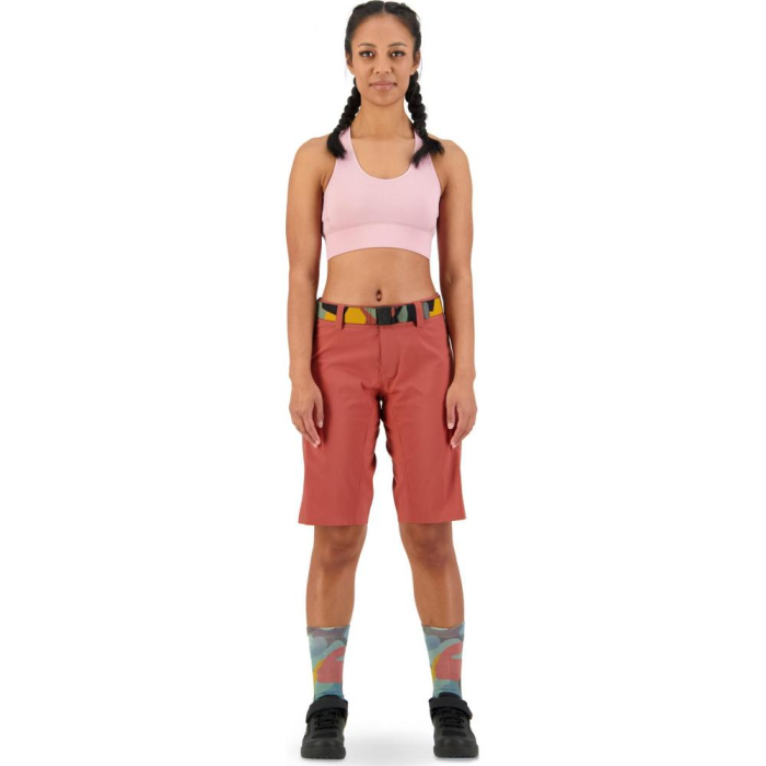 Pantaloni ciclism merino Mons Royale W Virage Bike Shorts Terracotta [6]