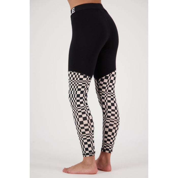 Pantaloni Corp Merino 200 Mons Royale Cascade Black And White [3]