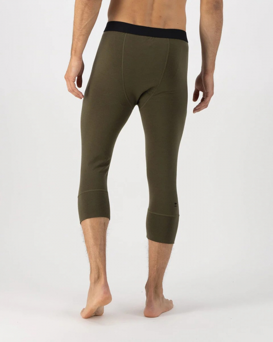 Pantaloni de Corp Merino Mons Royale M Cascade Flex 200 3 4 Dark Olive [2]