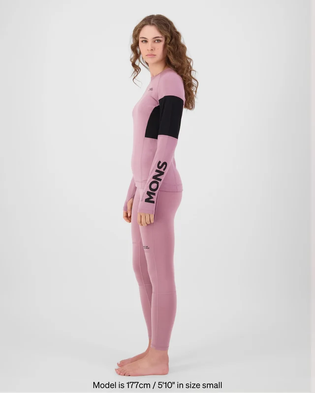 Mons Royale Olympus Merino női aláöltözet nadrág Sierra Pink [4]