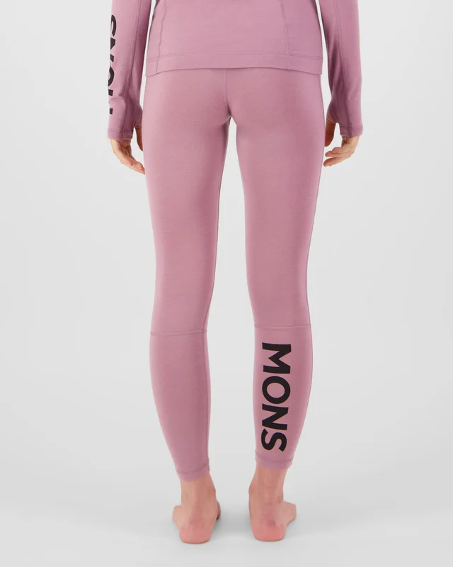 Mons Royale Olympus Merino női aláöltözet nadrág Sierra Pink [3]