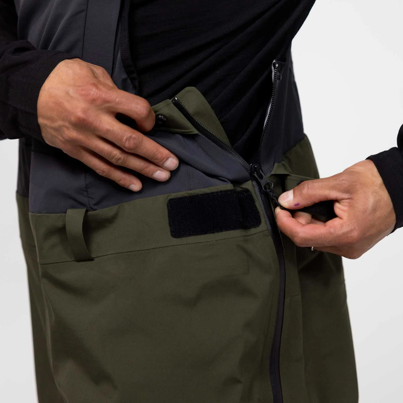 Pantaloni Jones Bib M Shralpinist Strch Rec Stealth Black [6]