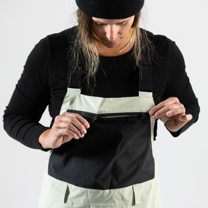 Pantaloni Jones BIB W MOUNTAIN SURF SAGE GREEN [11]