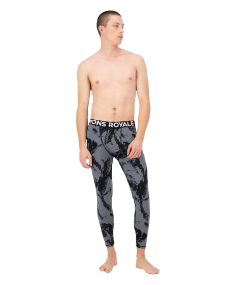 Pantaloni Mons Royale Barbati First Layer Cascade Pixel Grey [3]