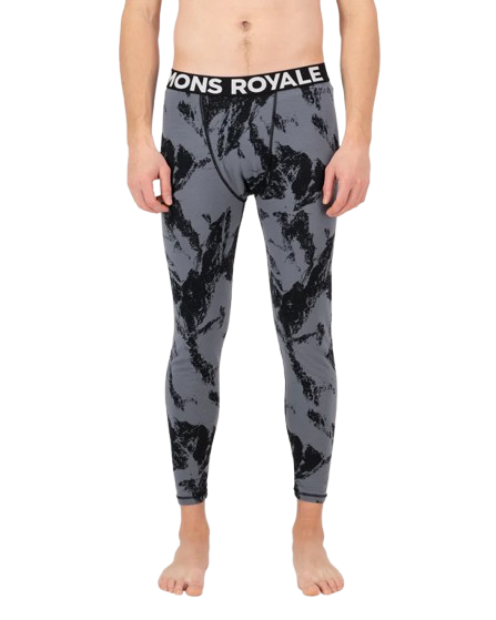 Pantaloni Mons Royale Barbati First Layer Cascade Pixel Grey [1]
