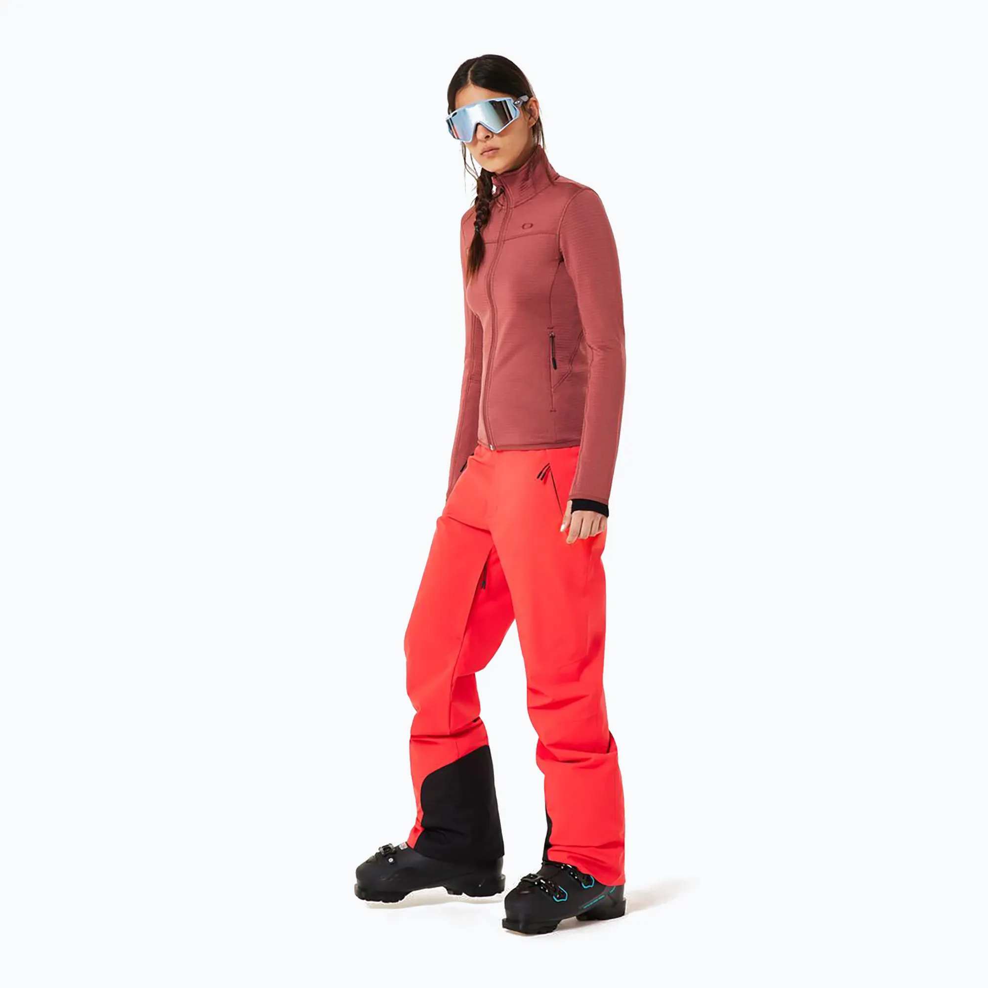 Pantaloni Oakley Femei Canopy Insulated Hibiscus Red 10K [8]