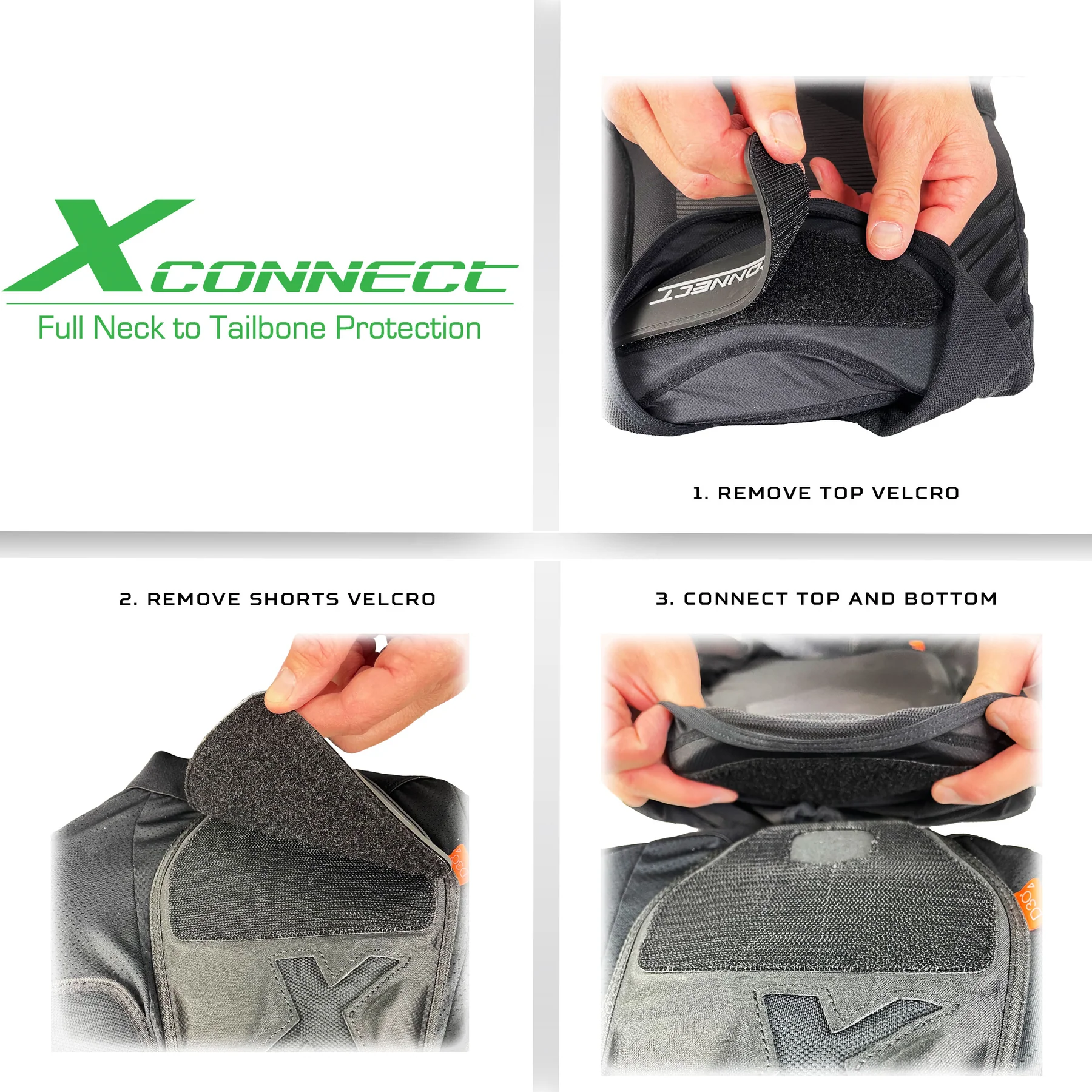 Pantaloni Demon Protectie M Flex-Force X Connect Short D3O V4 [3]