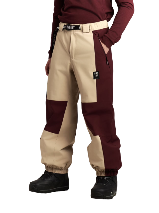 Pantaloni Protest PRTLegend Pecan Red Barbati 10K [3]