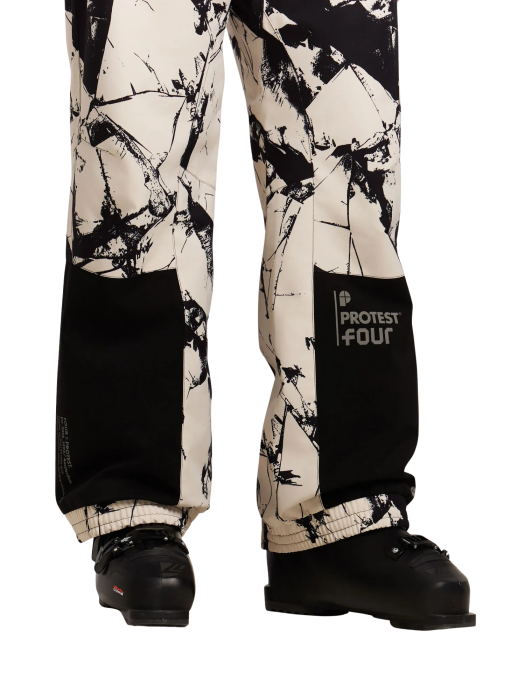 Pantaloni Protest PRTxFLutony Baggy Kit Offwhite Barbati 10K [5]