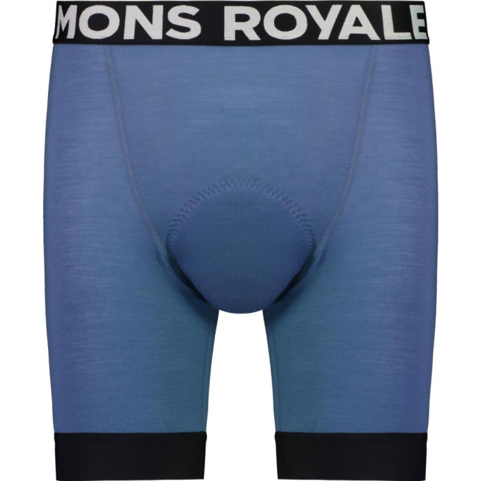 PANTALONI SCURTI ENDURO XC MERINO MONS ROYALE LINER BLUE [4]