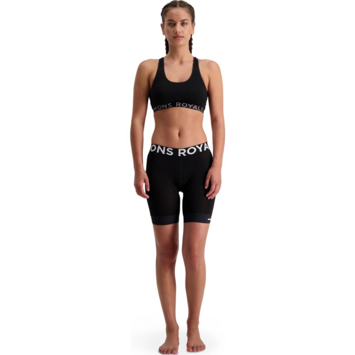PANTALONI SCURTI MERINO ENDURO XC MONS ROYALE BLACK [4]