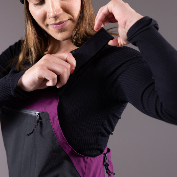 Salopeta Jones Bib Femei MTN Surf Rec Deep Purple [10]