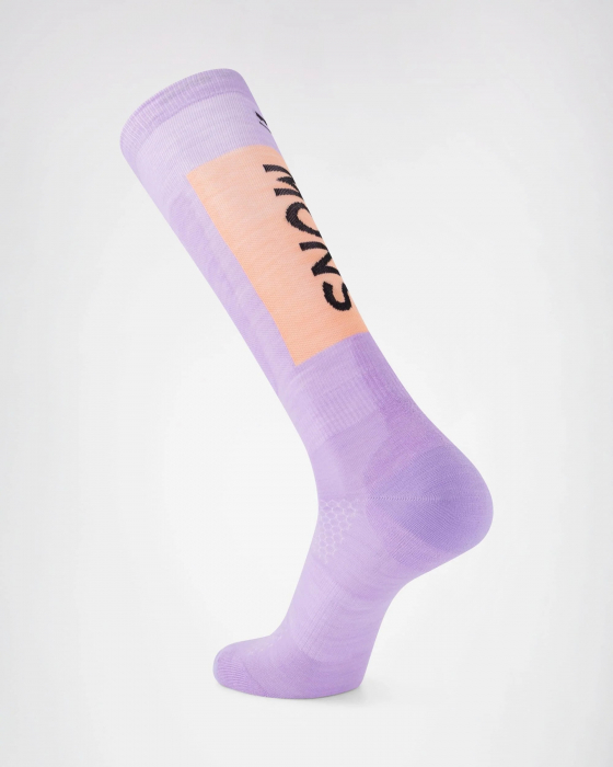Sosete merino Mons Royale Atlas Snow Lupin Punch [2]